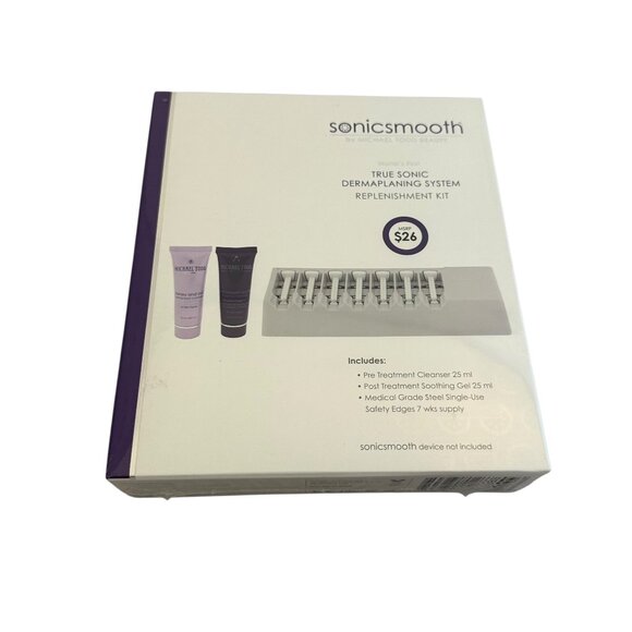 Michael Todd Beauty Sonicsmooth True Sonic Dermaplaning System Replenishment Kit - Picture 1 of 10